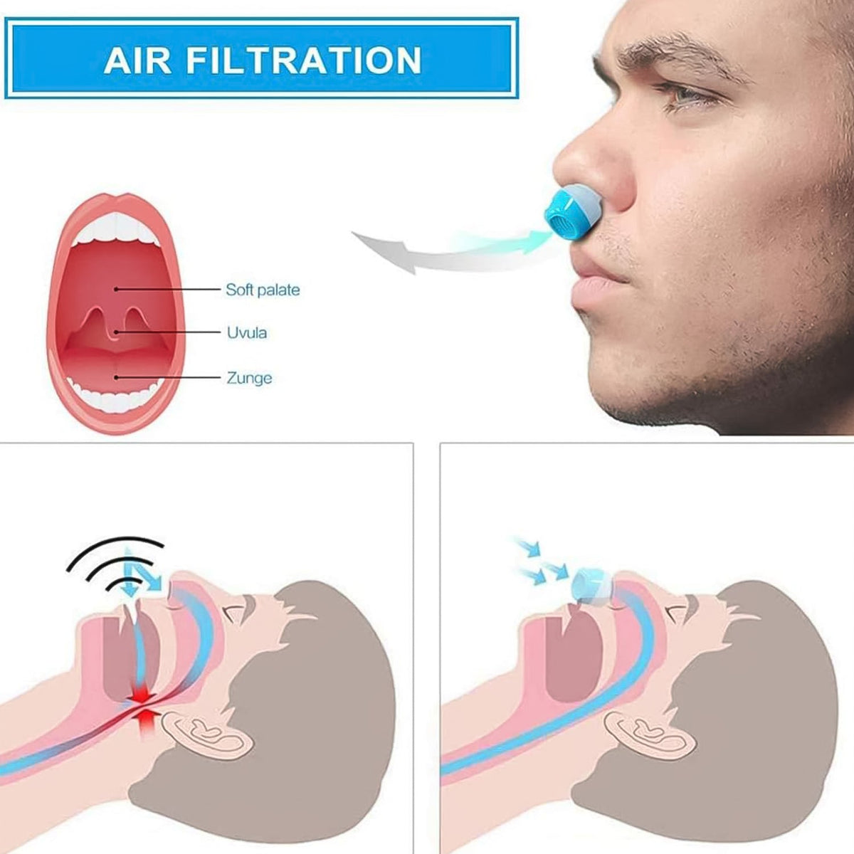 Silent Nose Air+ Clip