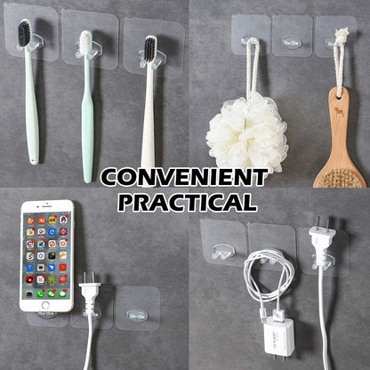 Clear Adhesive Hook