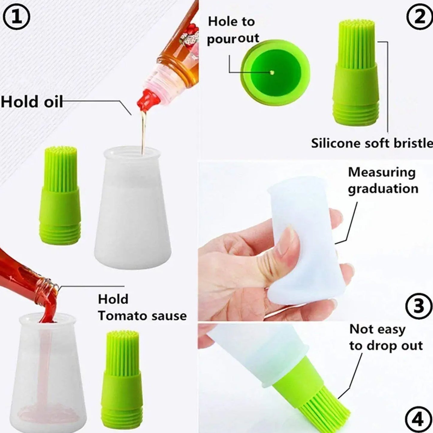 Basting Brush Set Silicone Pastry Brush