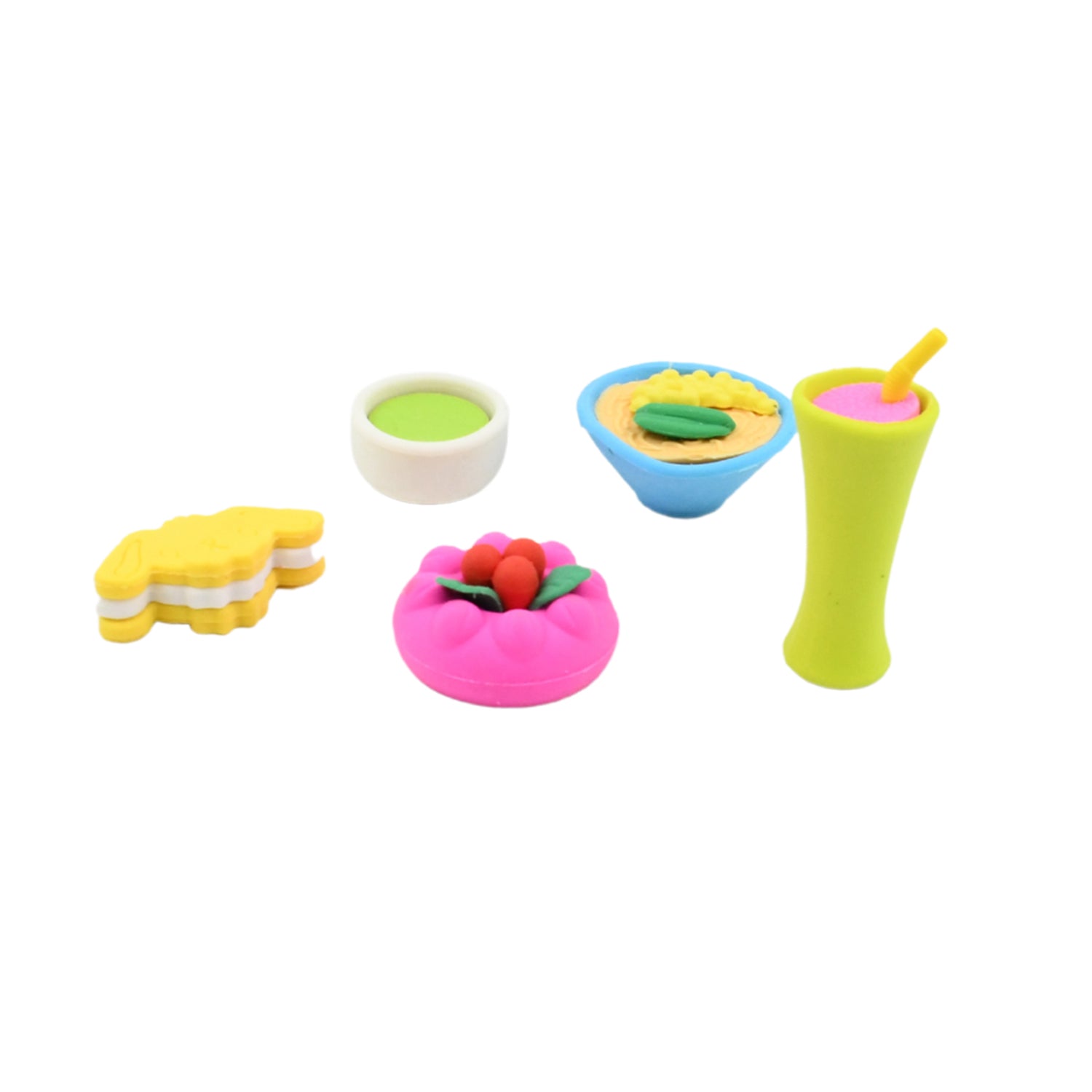 Fruit Shape Erasers Set