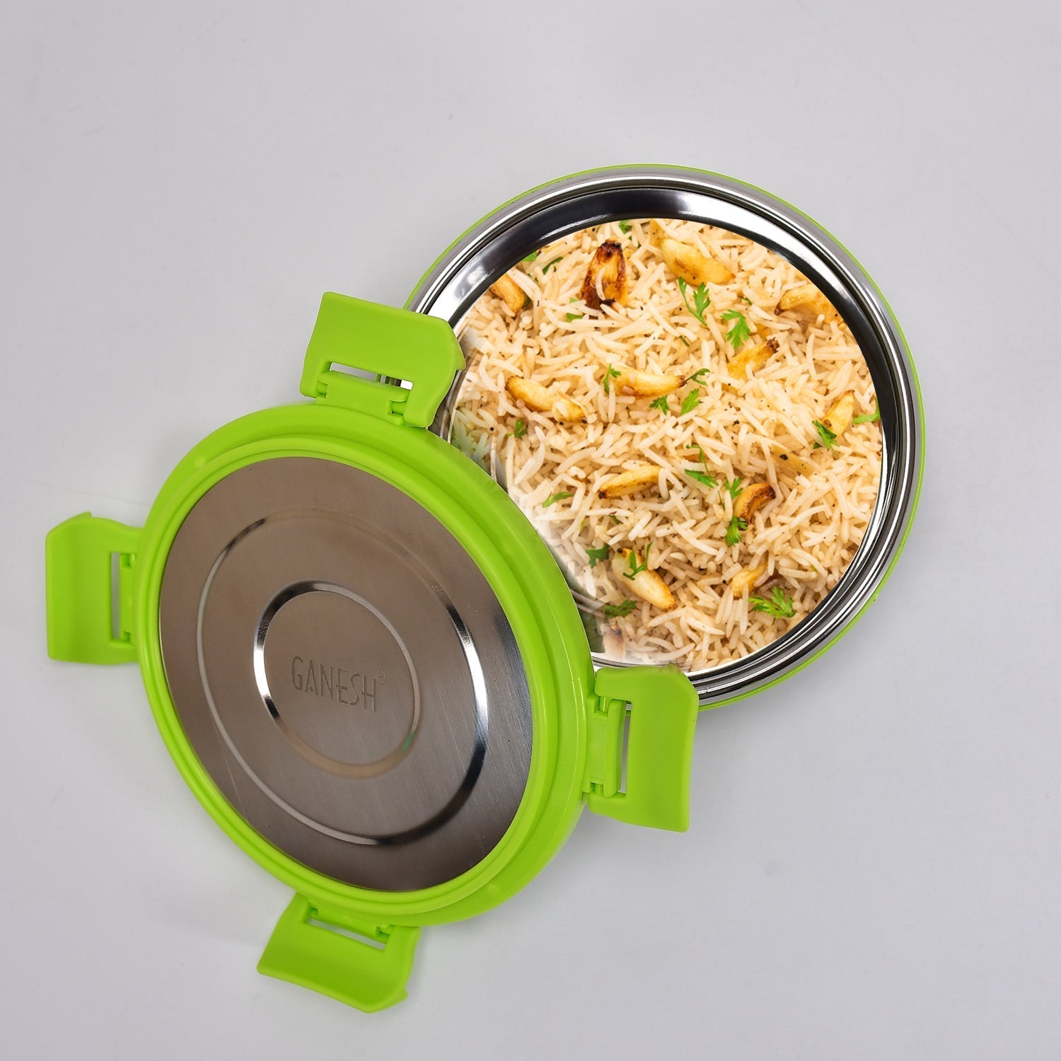 Ganesh Solo Round Lunch Box