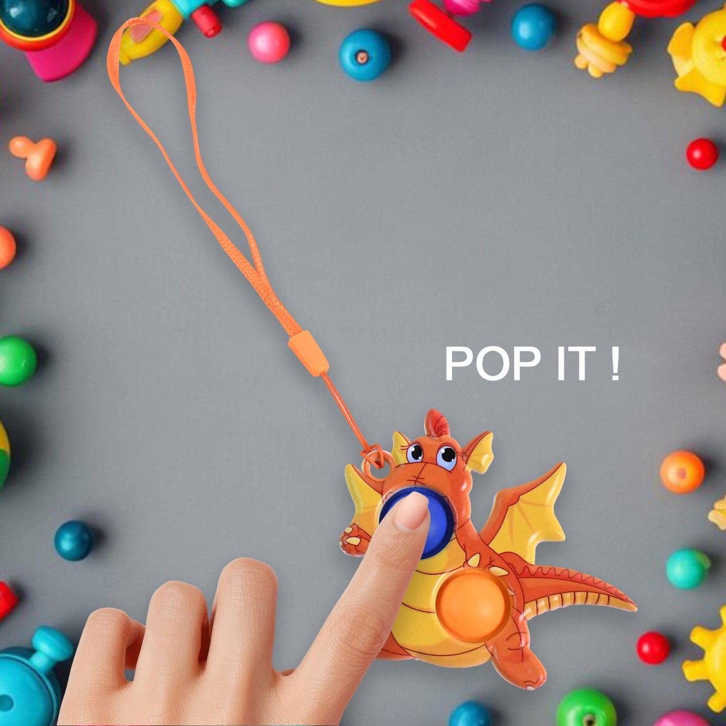Dragon Push Pop Toy