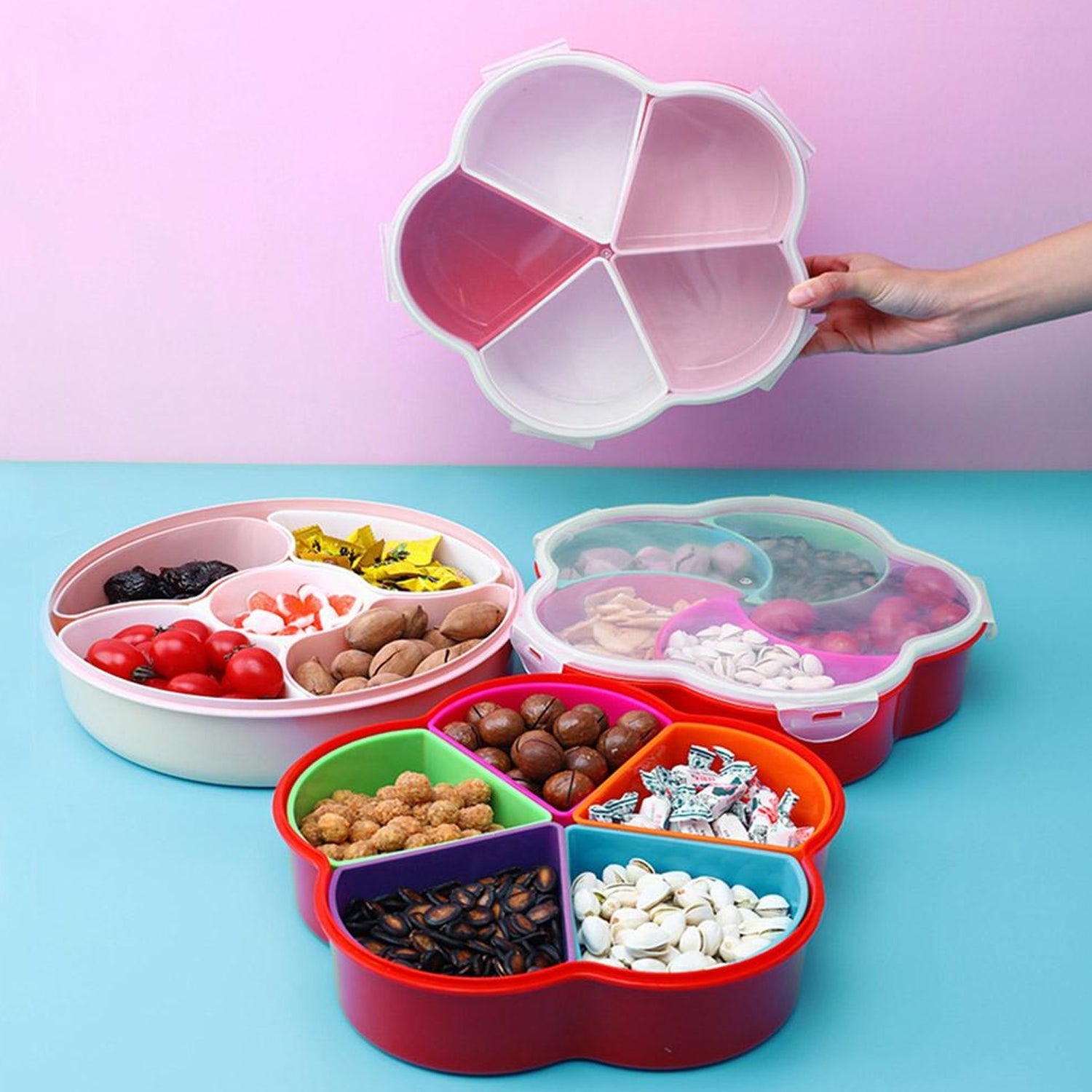 5-Compartment Snack Box
