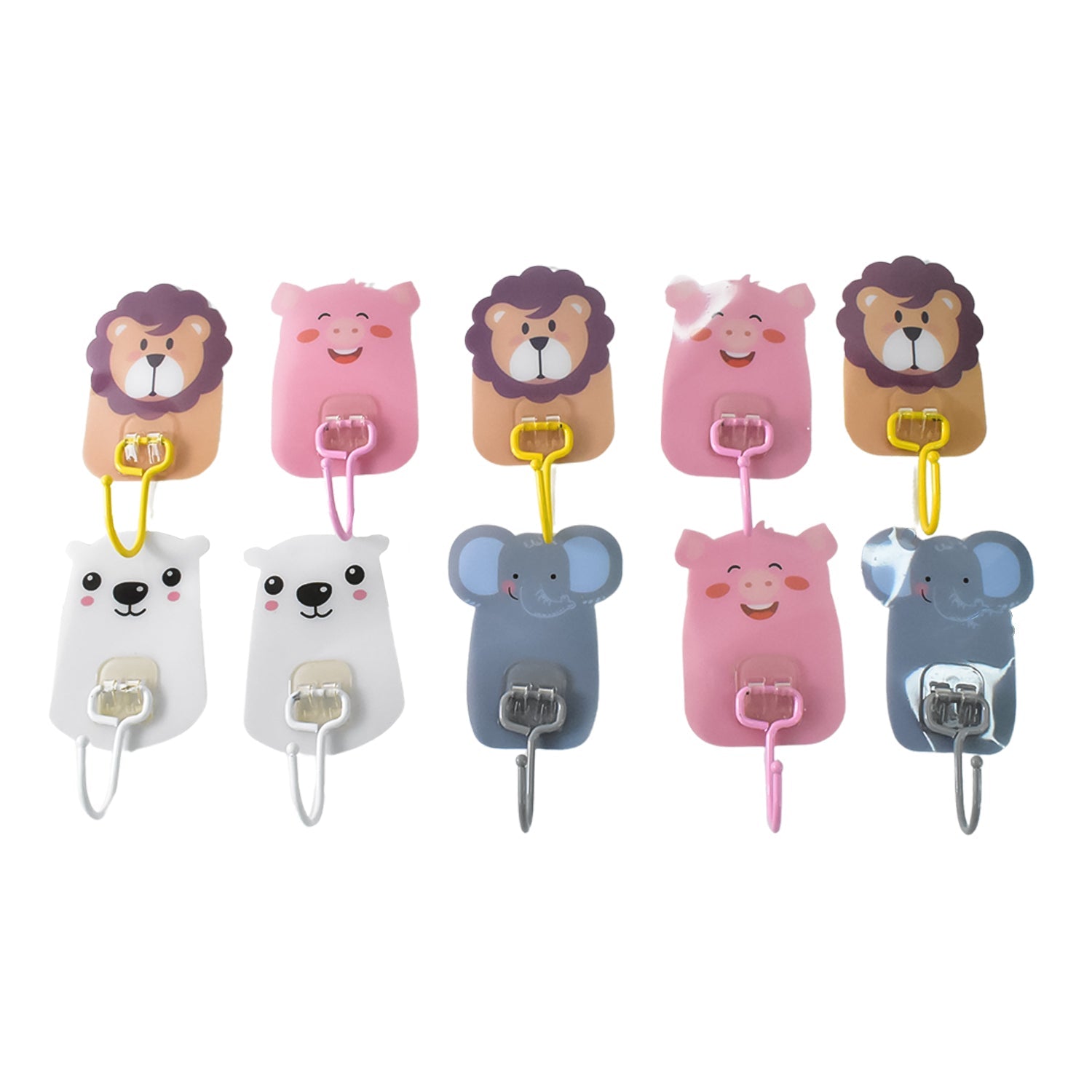 No-Drill Cartoon Wall Hooks
