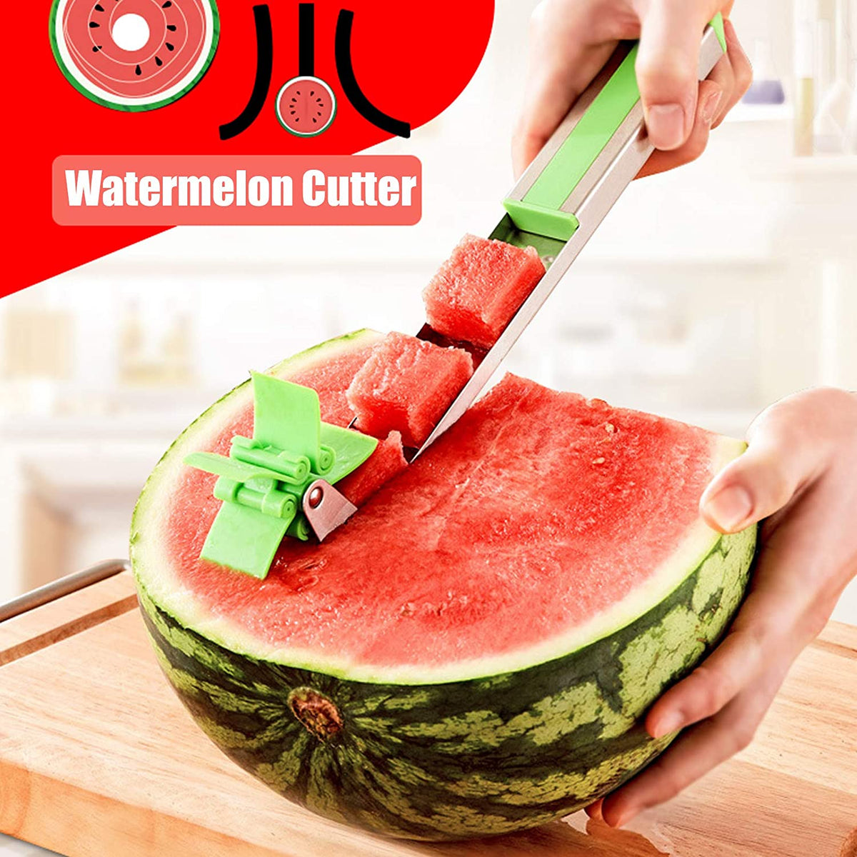 SS Watermelon Cutter Slicer