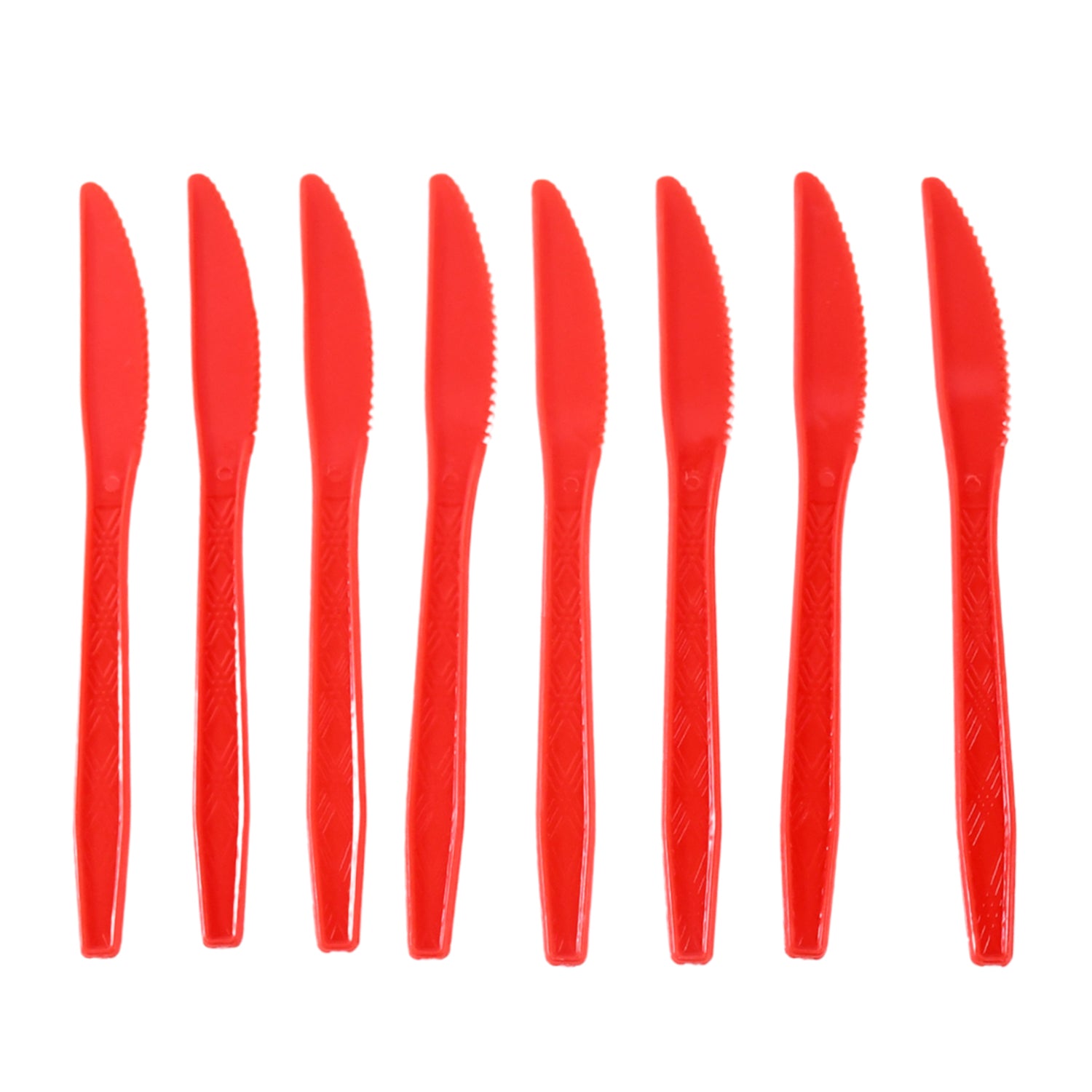 Red Plastic Knives