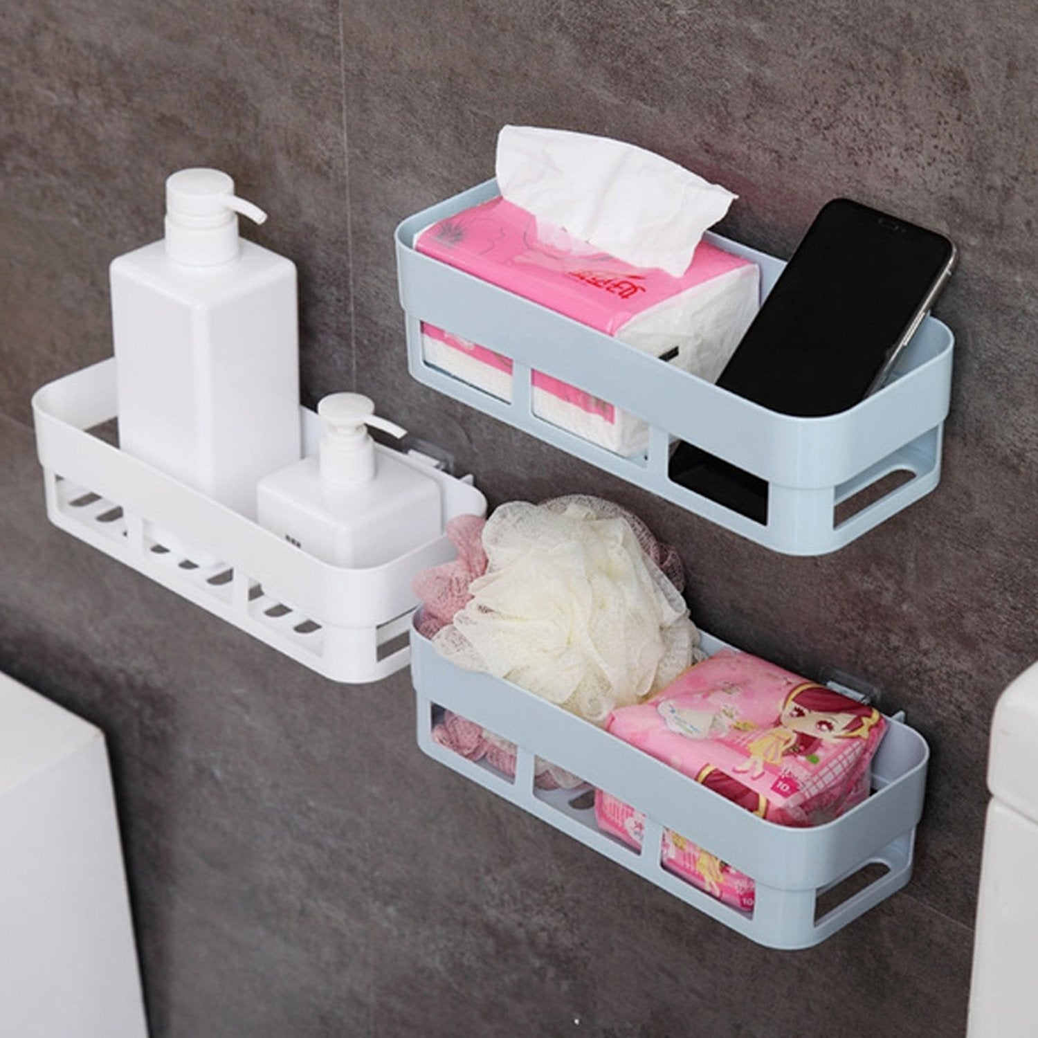 Corner Shower Caddy with Suction Cups