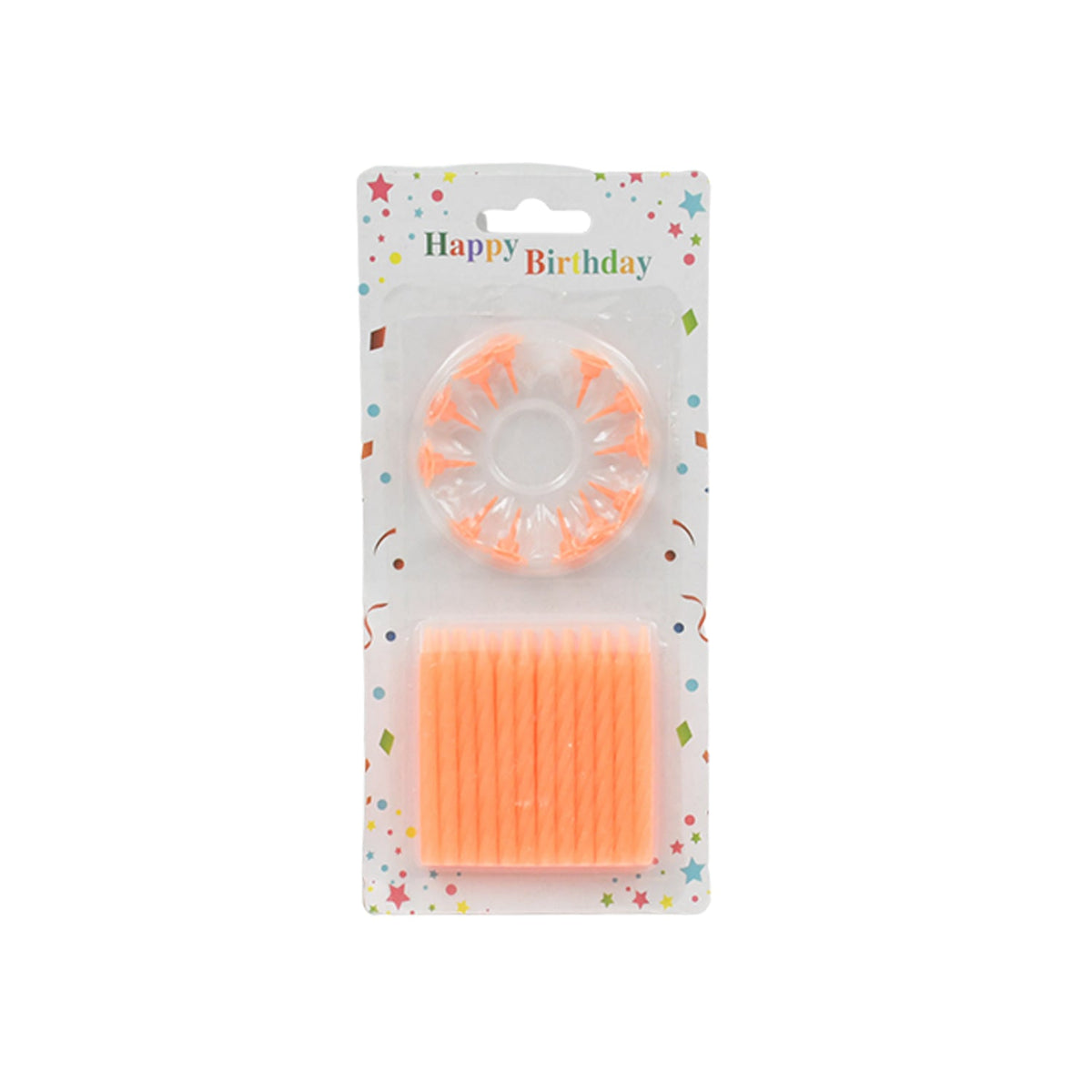Vibrant Birthday Cake Candles