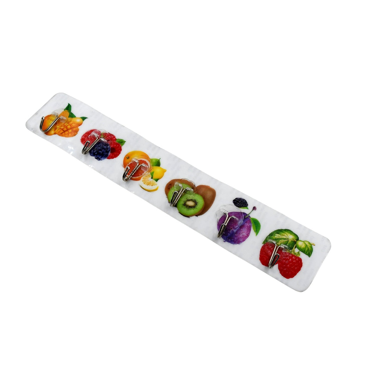 Transparent Adhesive Wall Hooks – 6 Pcs Set