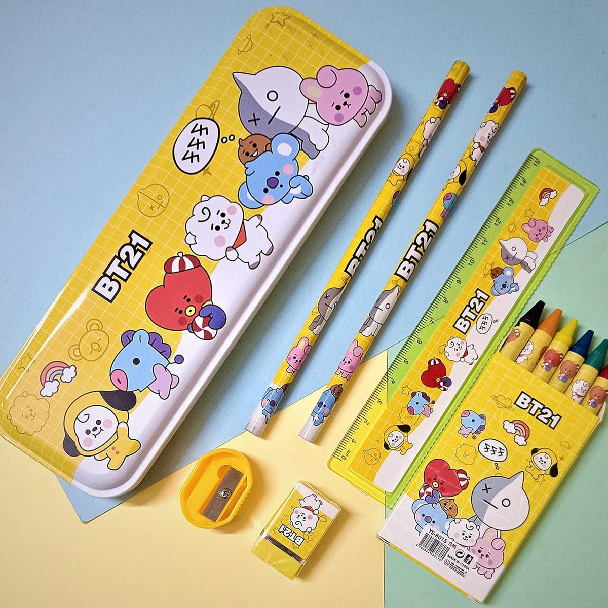 Stationery Kit For Kids (12 Pc Set)