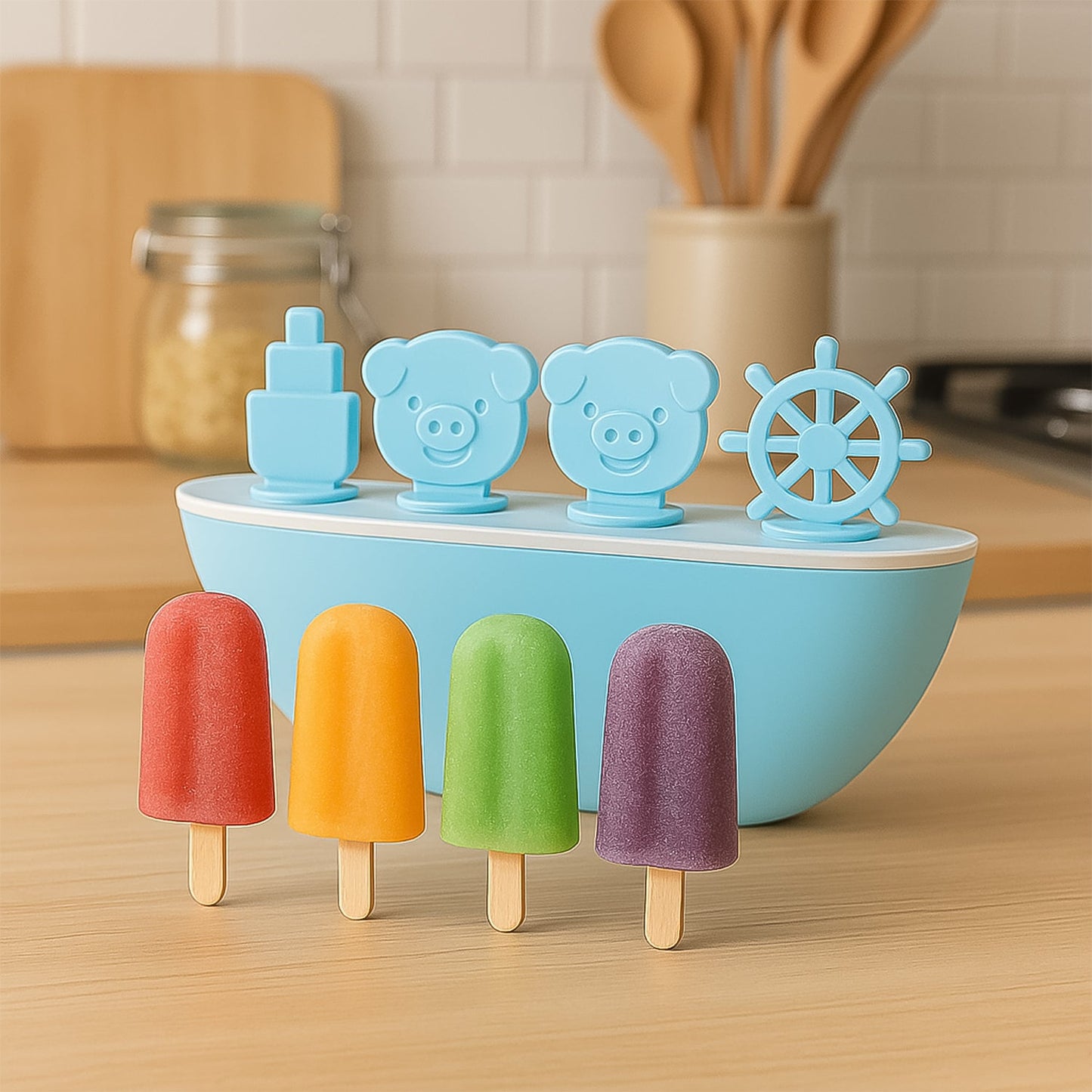 Boat-shaped Ice Cream Mould