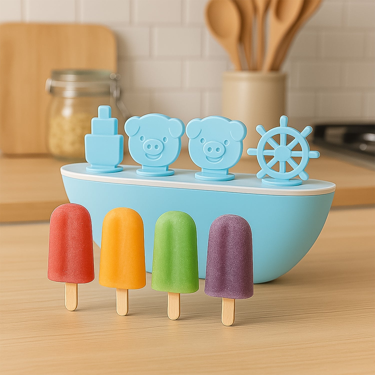 Boat-shaped Ice Cream Mould