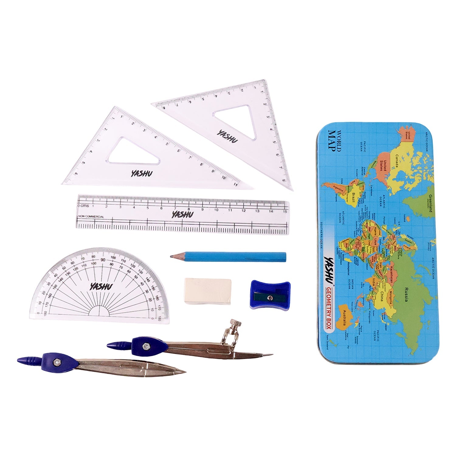 Geometry Box Set With Compass