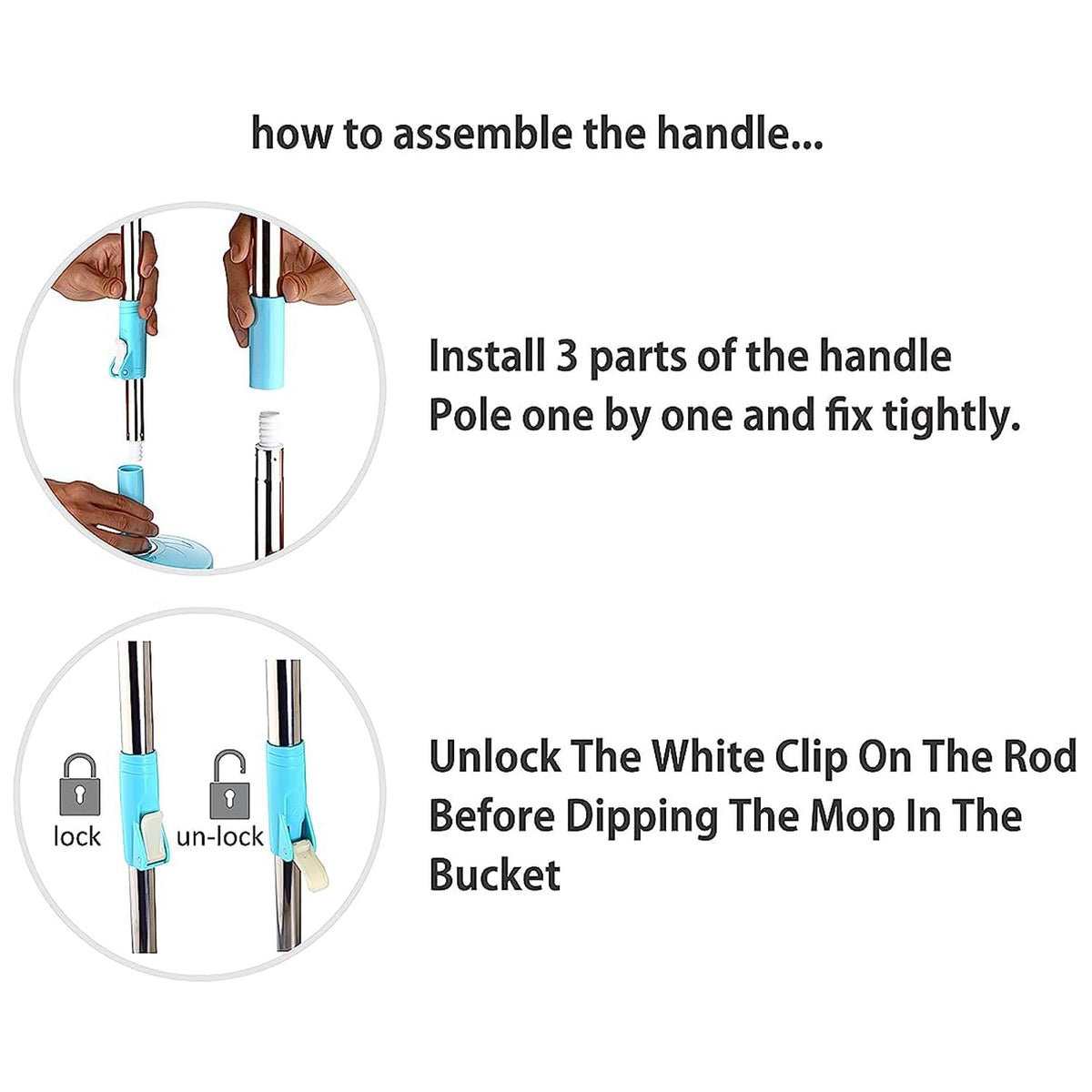 Stainless Steel Mop Rod
