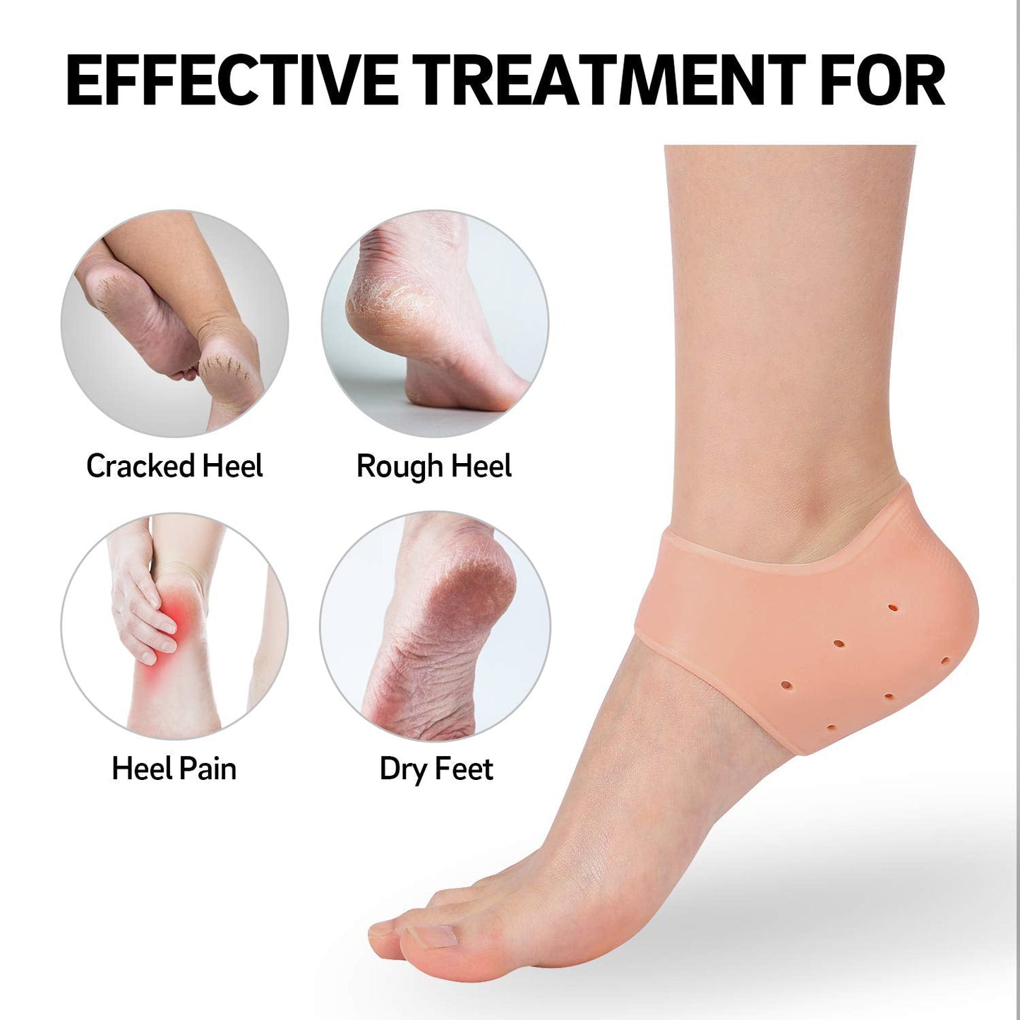 Anti Crack Silicon Gel Heel Moisturizing Socks