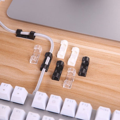 Adhesive Cable Clips – 20 Pcs