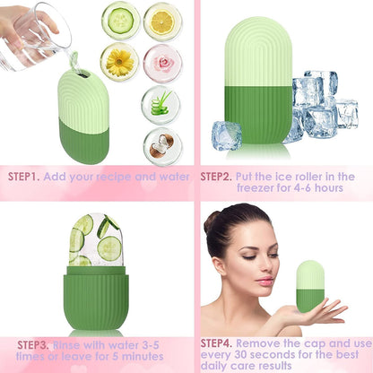 Silicone Face Ice Roller