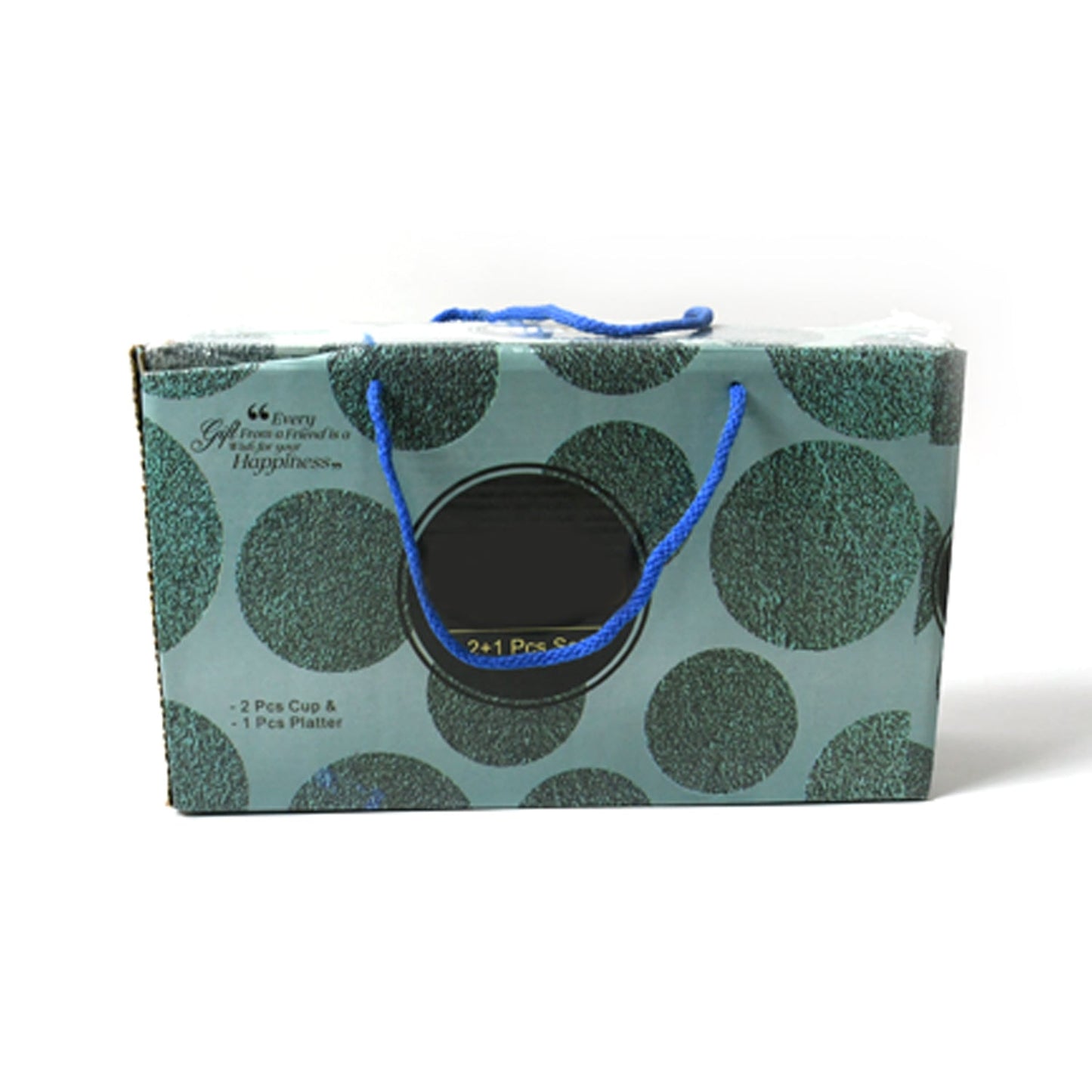 Ceramic Cup Set with Platter