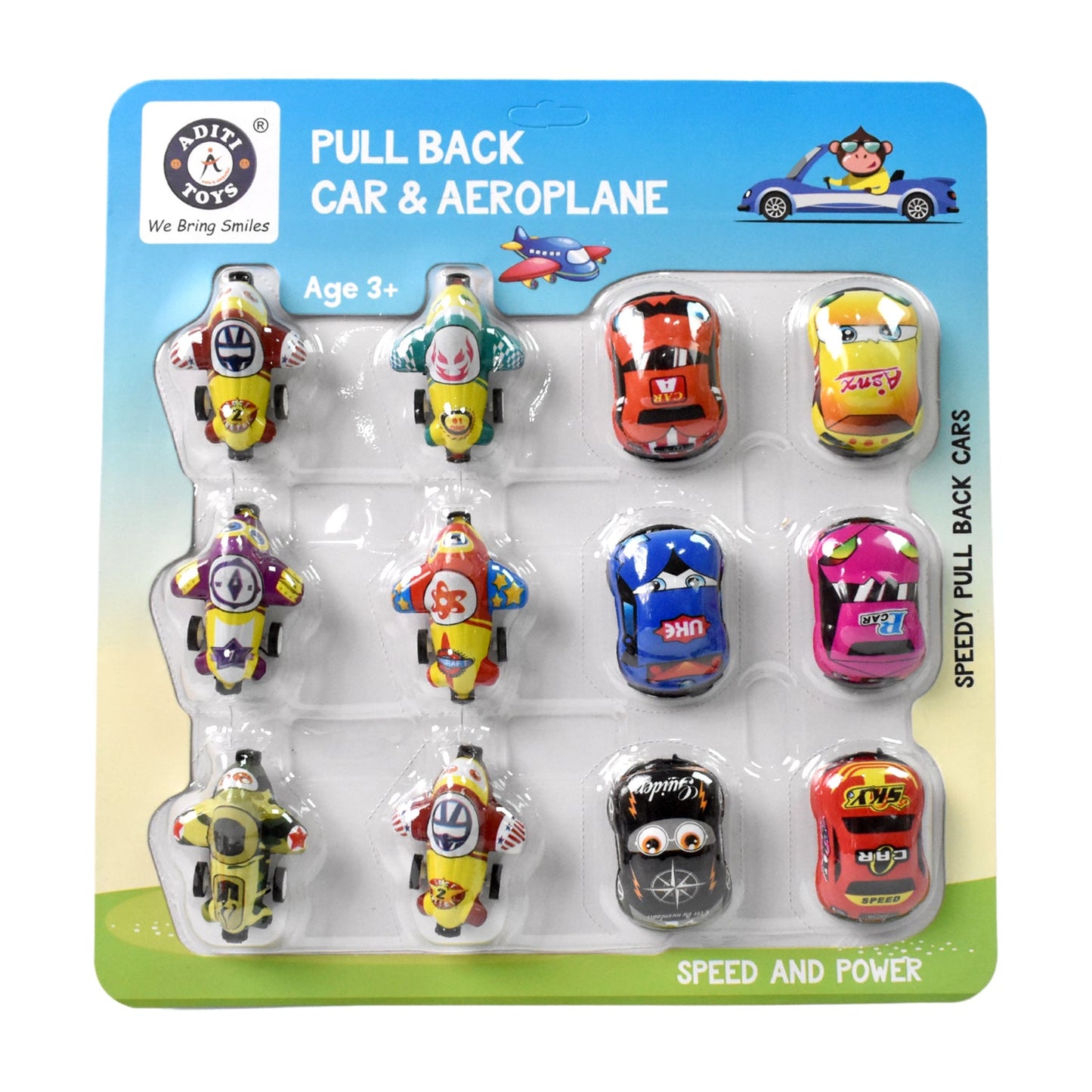 Mini Pull Back Car Toys (12 Pcs)