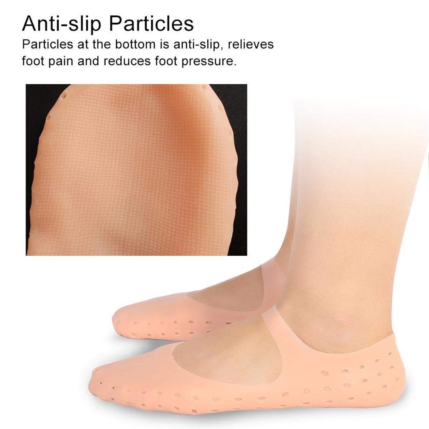 Anti Crack Silicone Gel Moisturising Socks