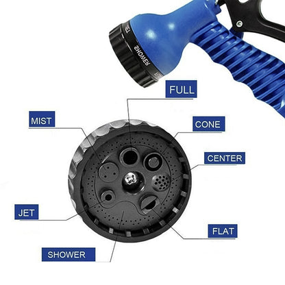 Expandable Magic Garden Hose With Spray Gun