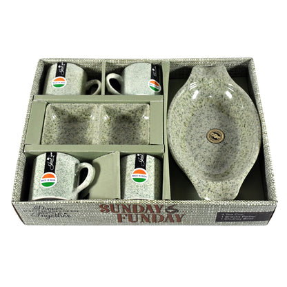 Sunday Funday Ceramic Tea Cups