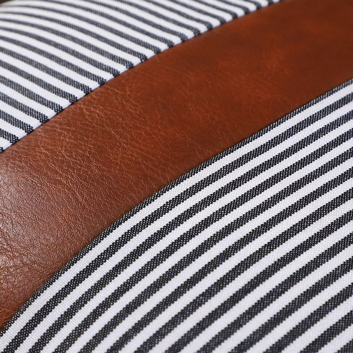 Leather & Cotton Pillow Covers