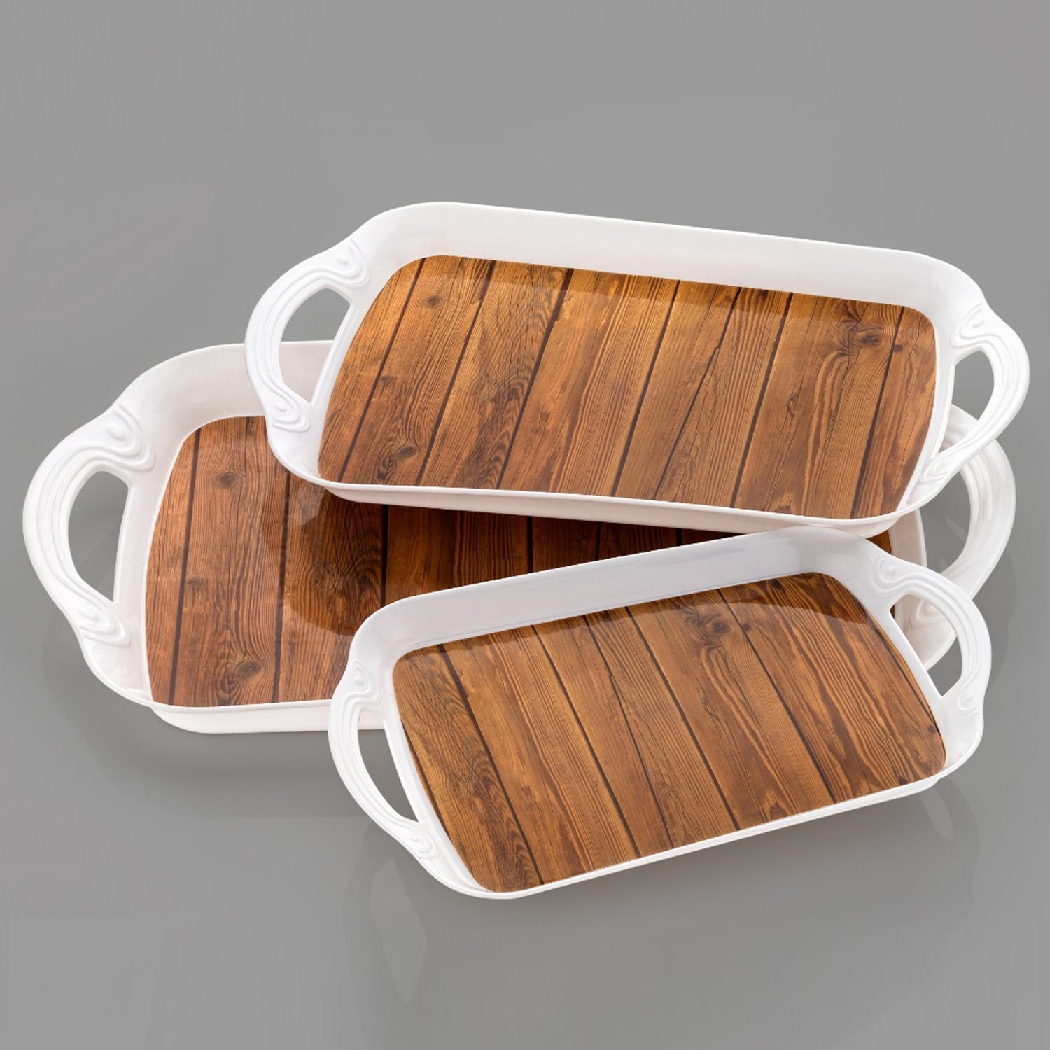 Melamine Serving Tray Set Of 3