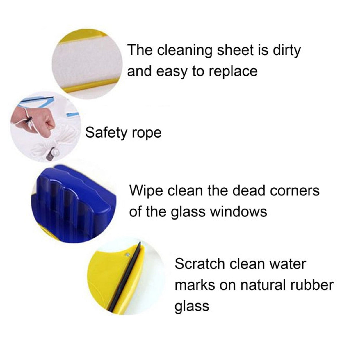 Magnetic Window Glass Cleaner