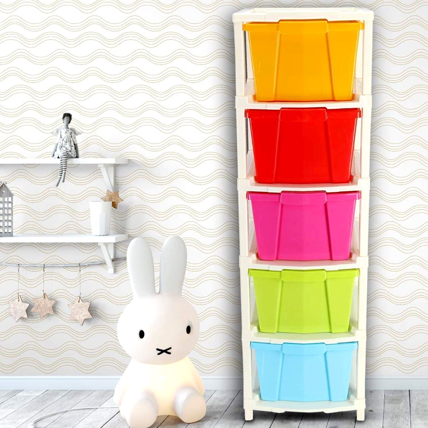 5-Layer Modular Drawer Organizer