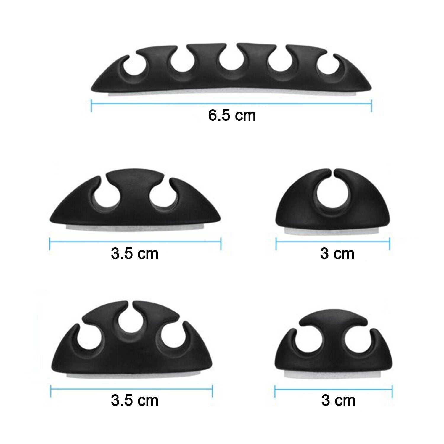 10-Pack Self-Adhesive Cable Clips