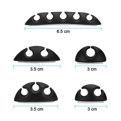 10-Pack Self-Adhesive Cable Clips