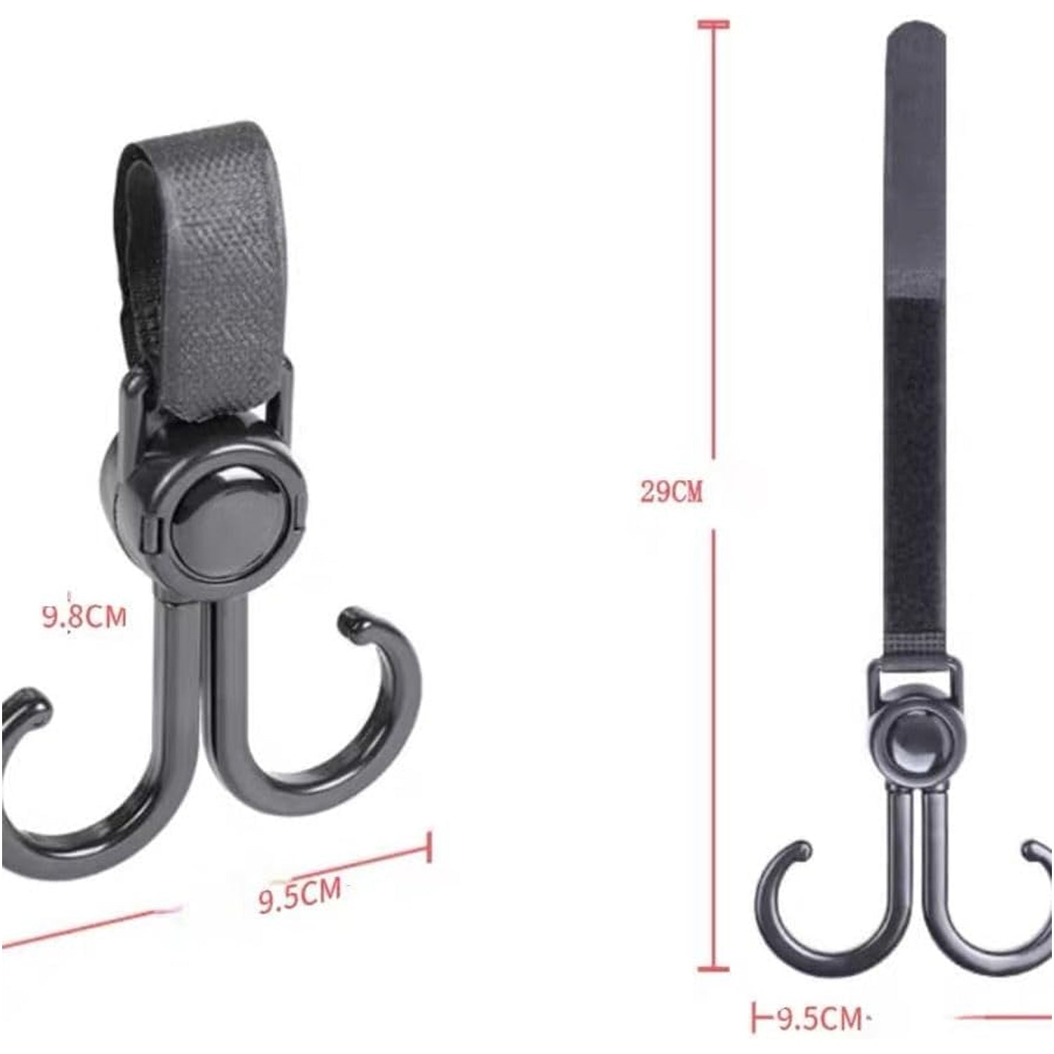 360° Rotating Stroller Hook