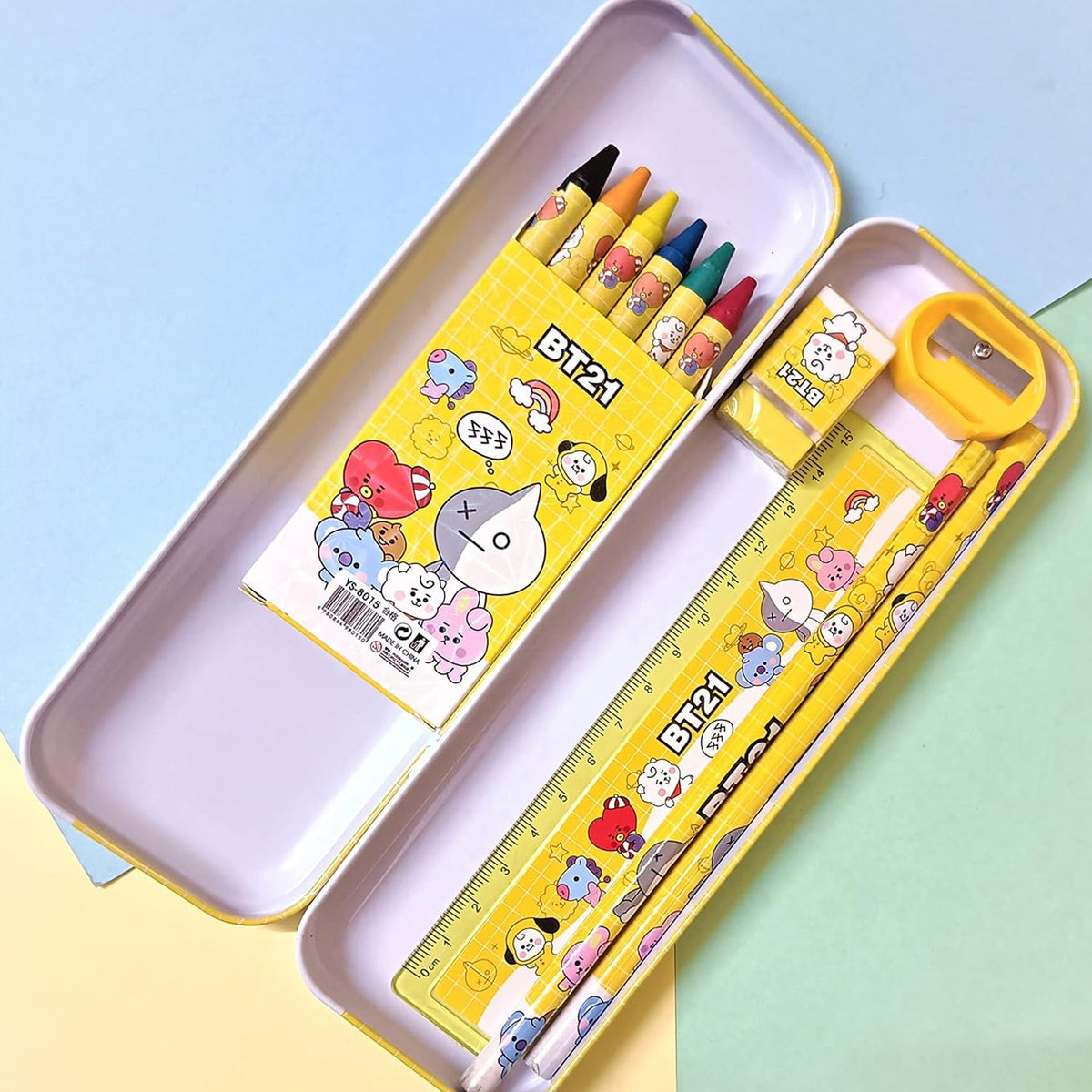 Stationery Kit For Kids (12 Pc Set)
