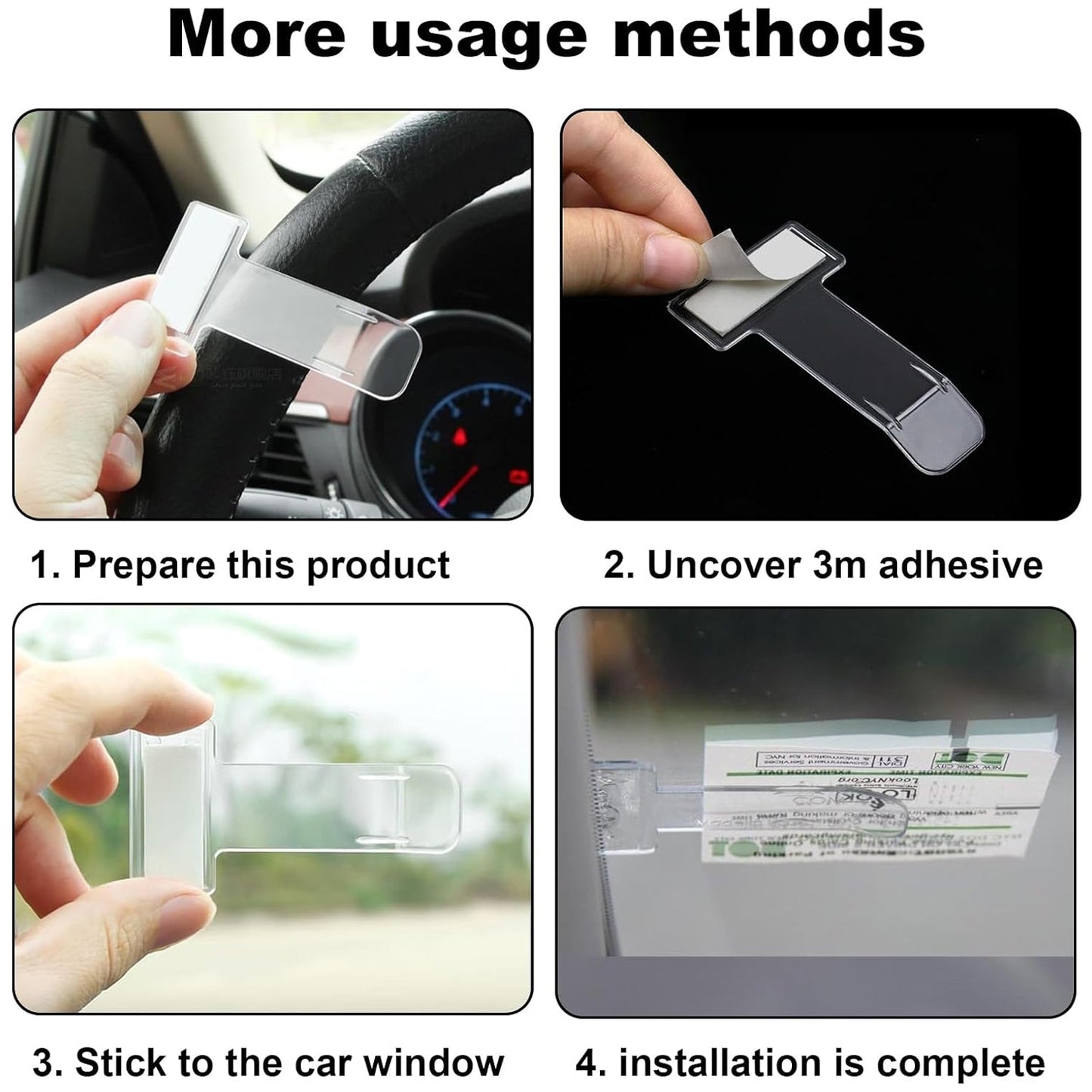 Car Ticket Holder Clip