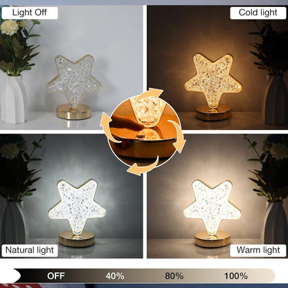 Crystal Diamond Lamp Cordless