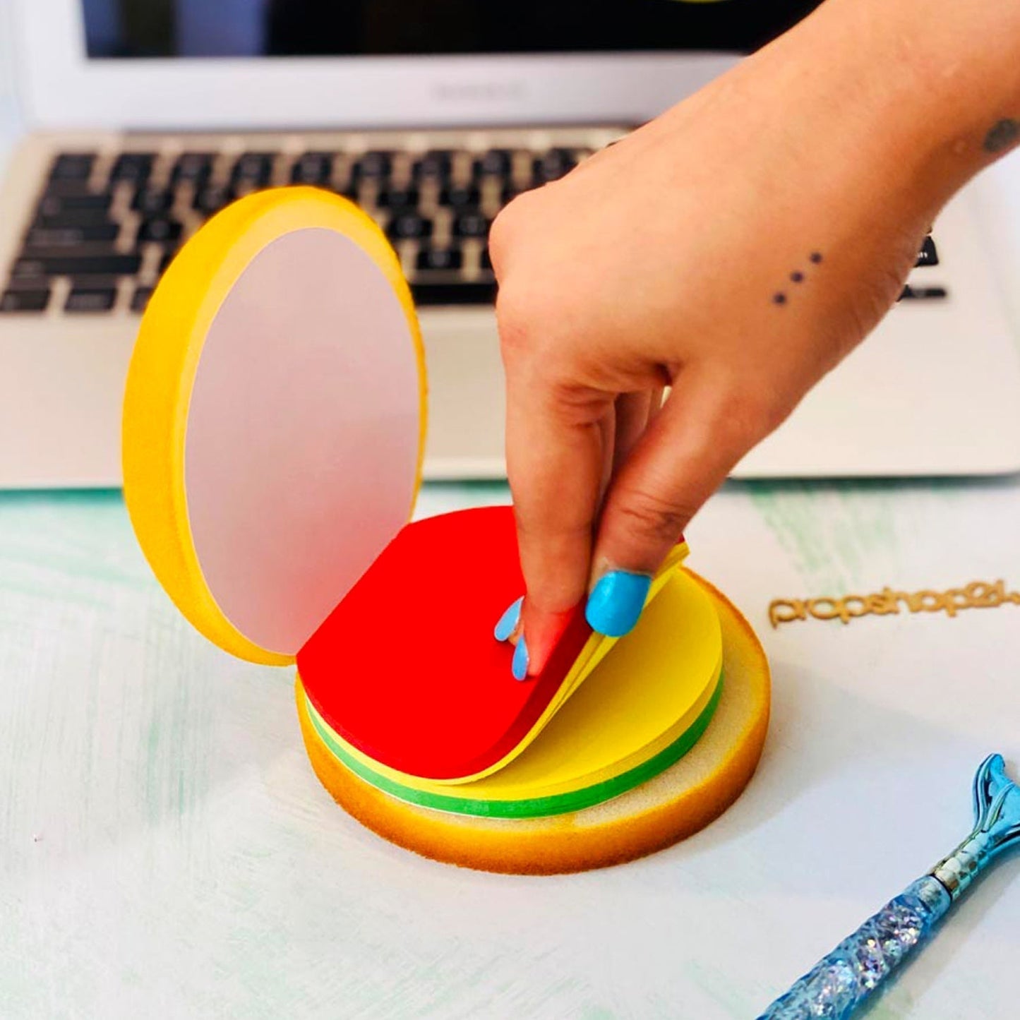 Burger Shaped Notepad