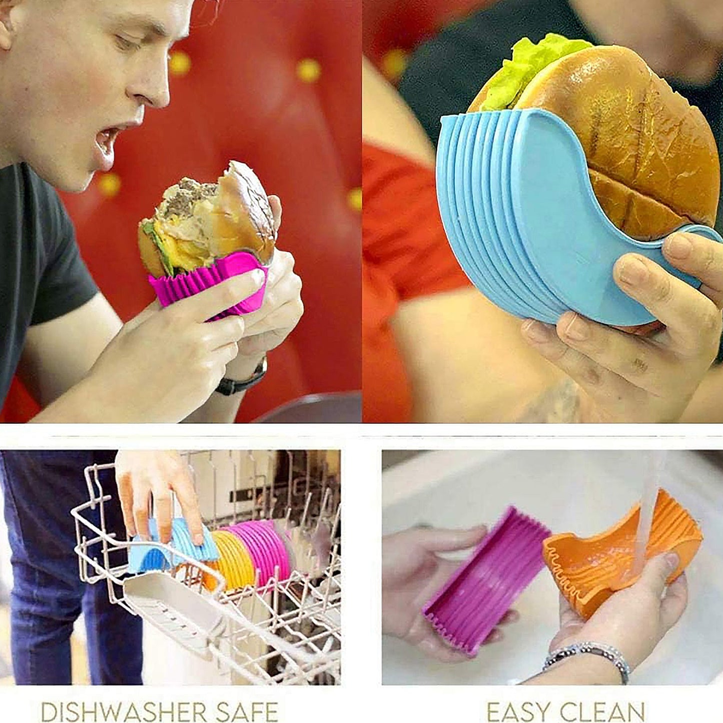 Silicone Burger Holder