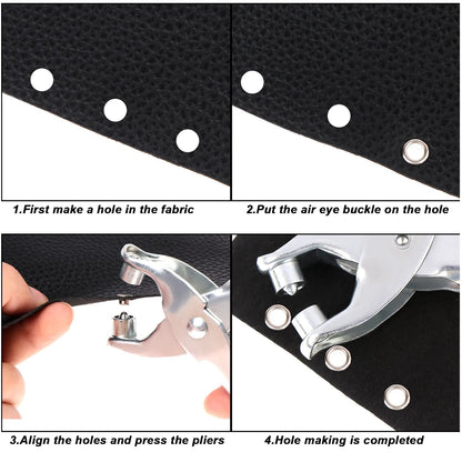 Grommet Setting Tool With 25 Pcs Gold Eyelets