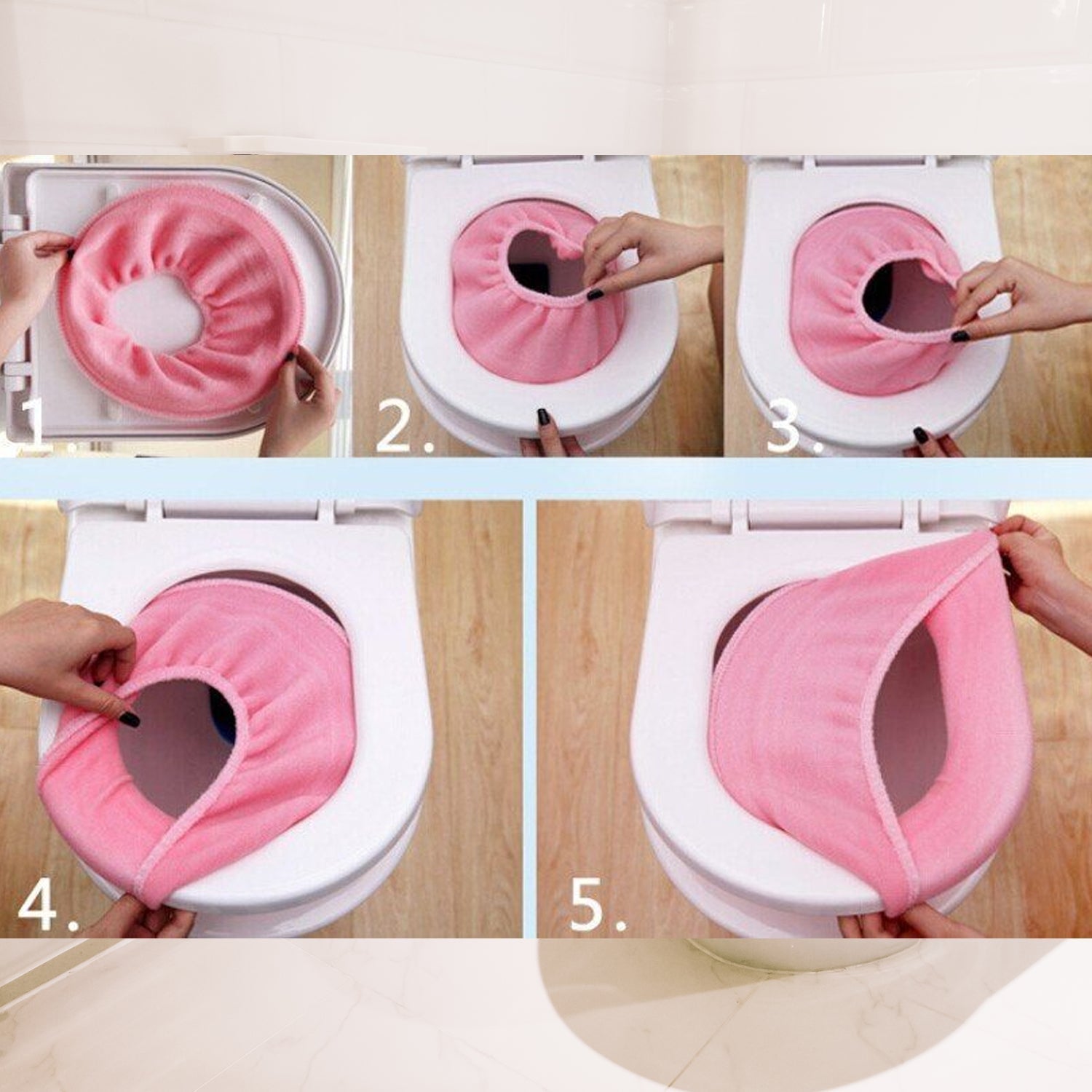 Warm Toilet Seat Cover Pad