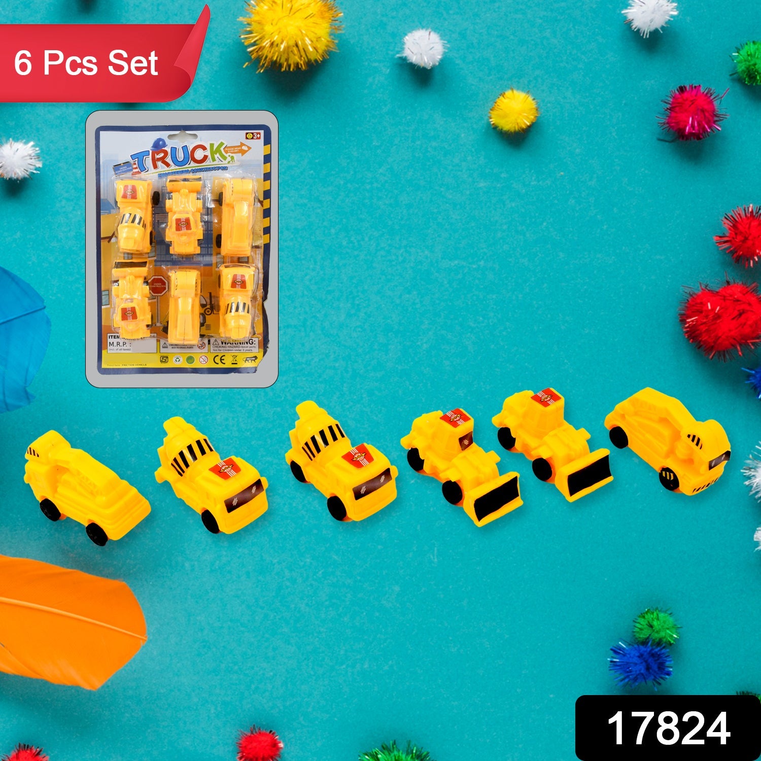 Construction Toy Car Set