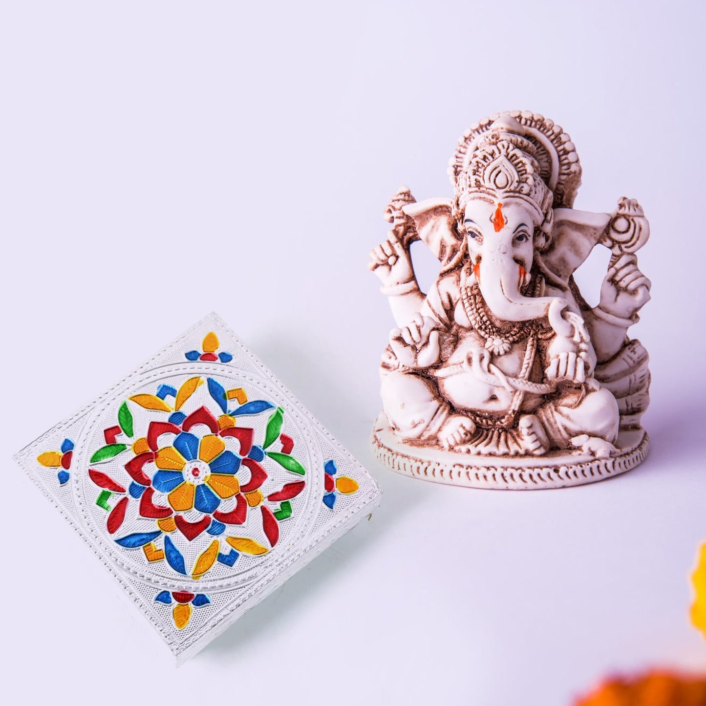Wooden Meenakari Chowki