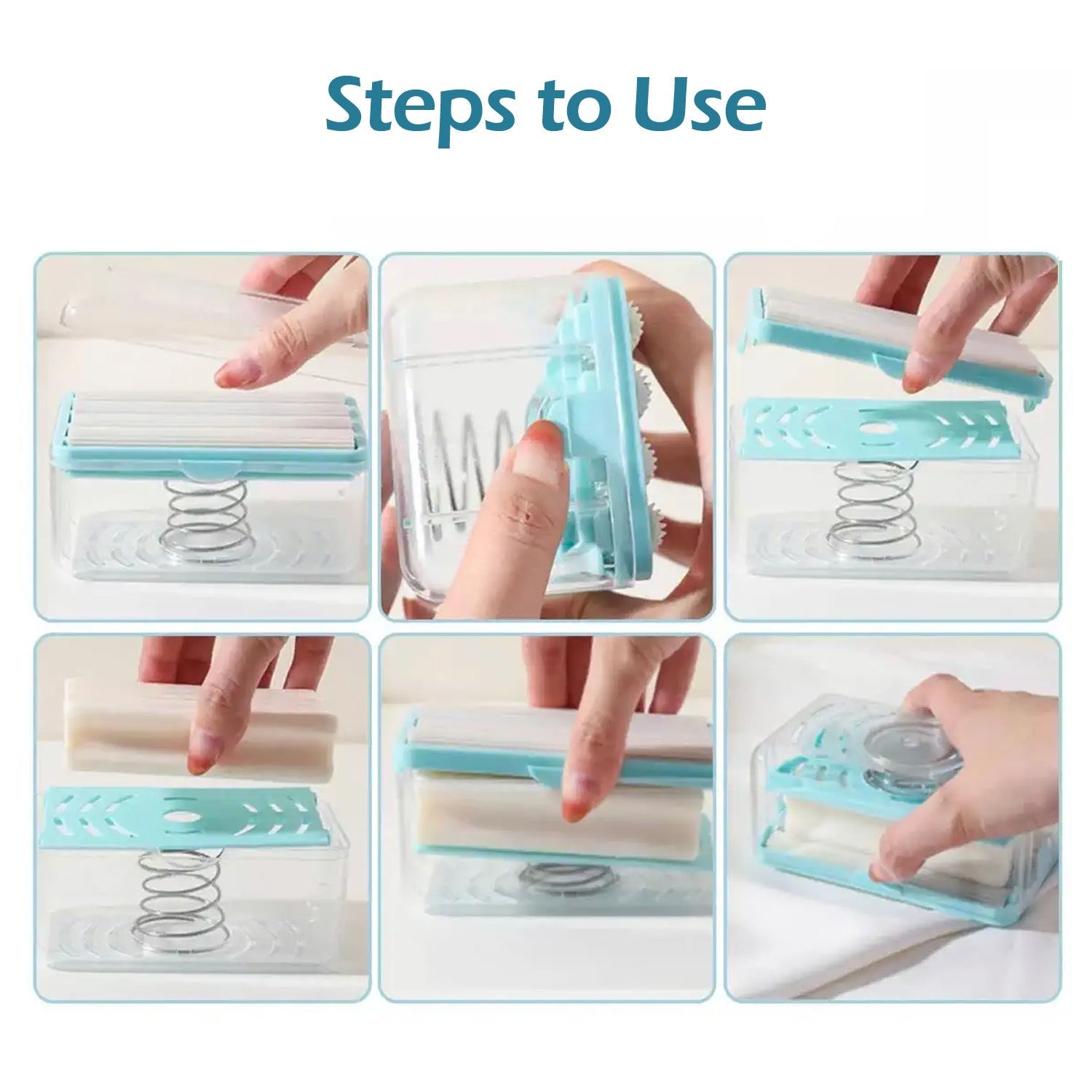 2-in-1 Portable Soap Dish & Dispenser