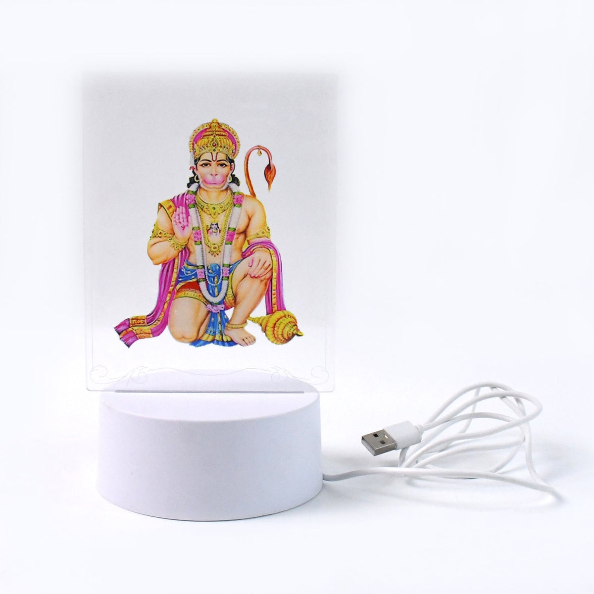 3D Lord Hanuman LED Lamp