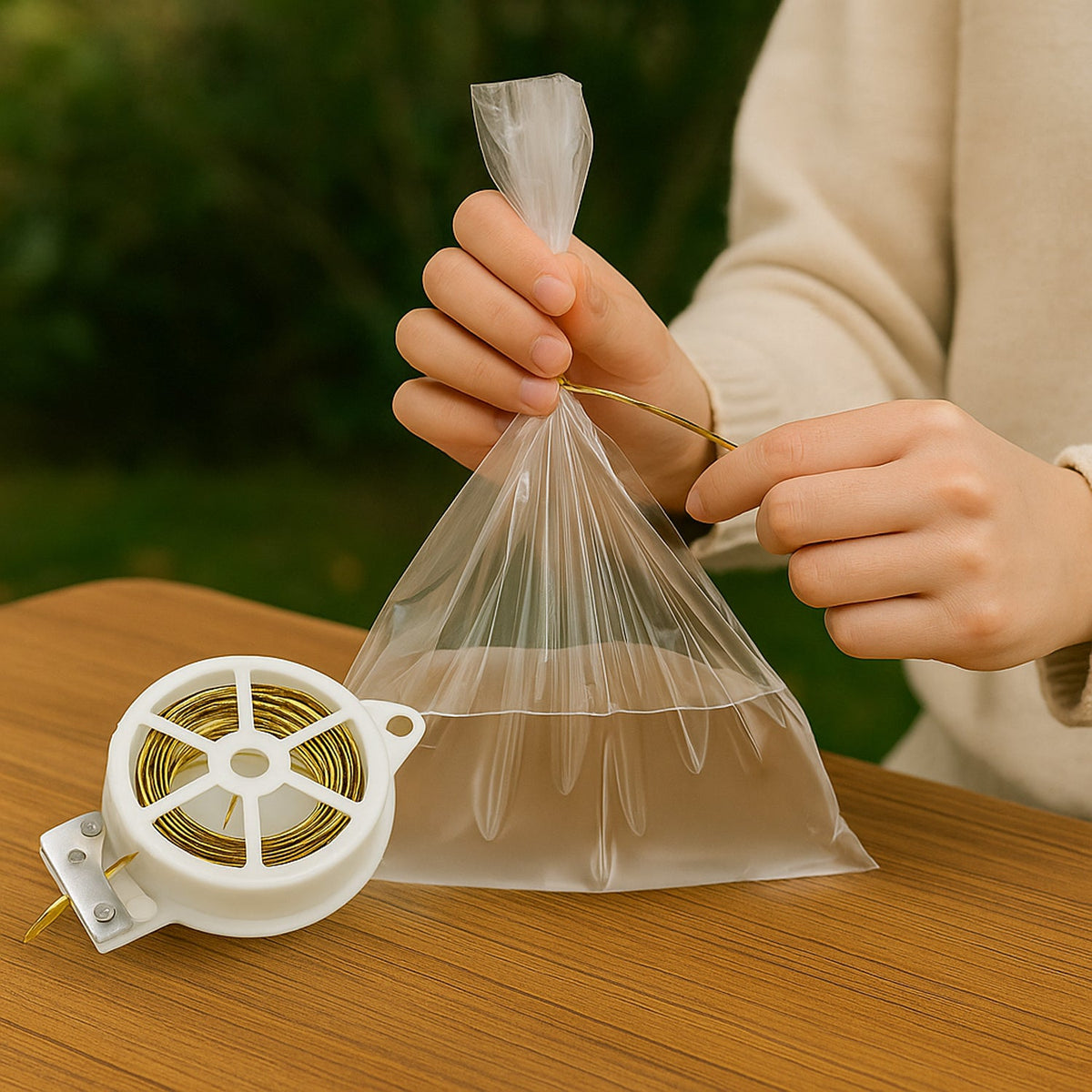 30m Twist Tie Roll with Cutter