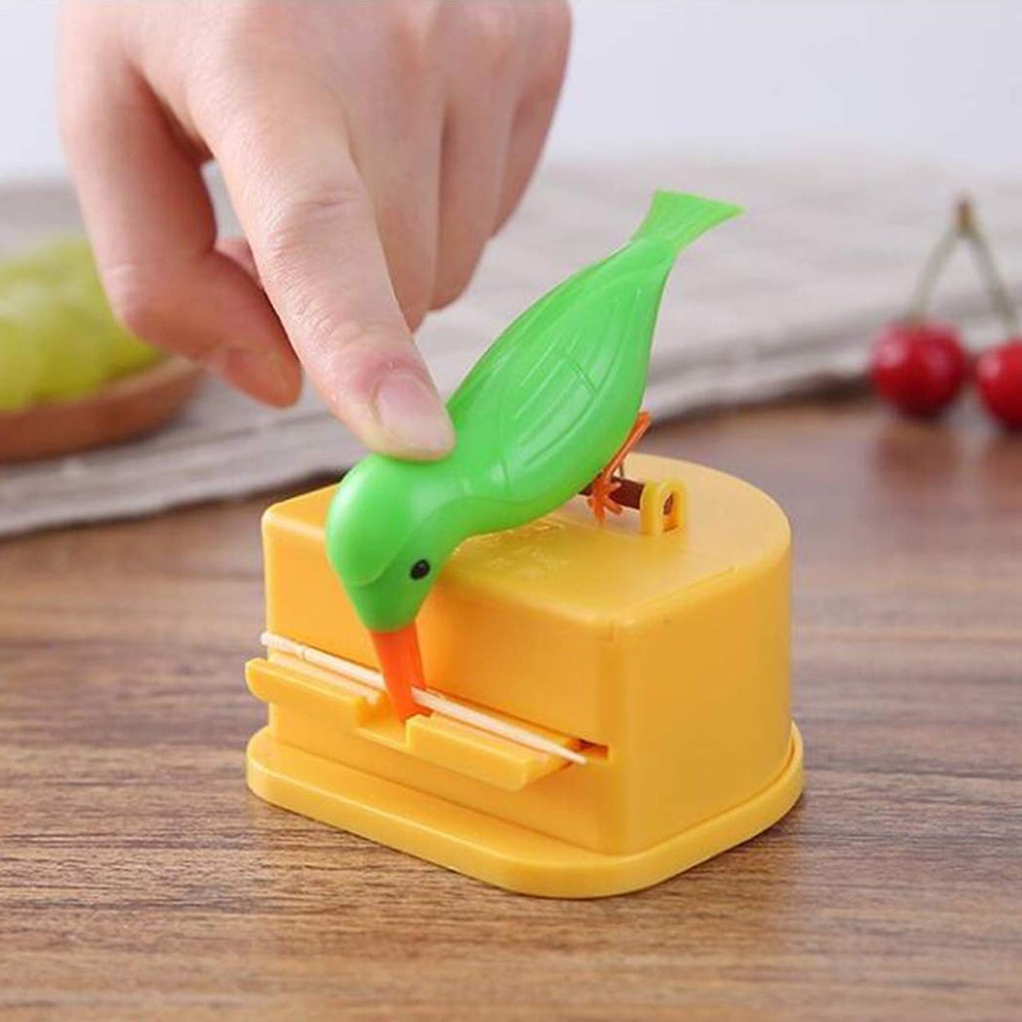 Automatic Bird Toothpick Dispenser