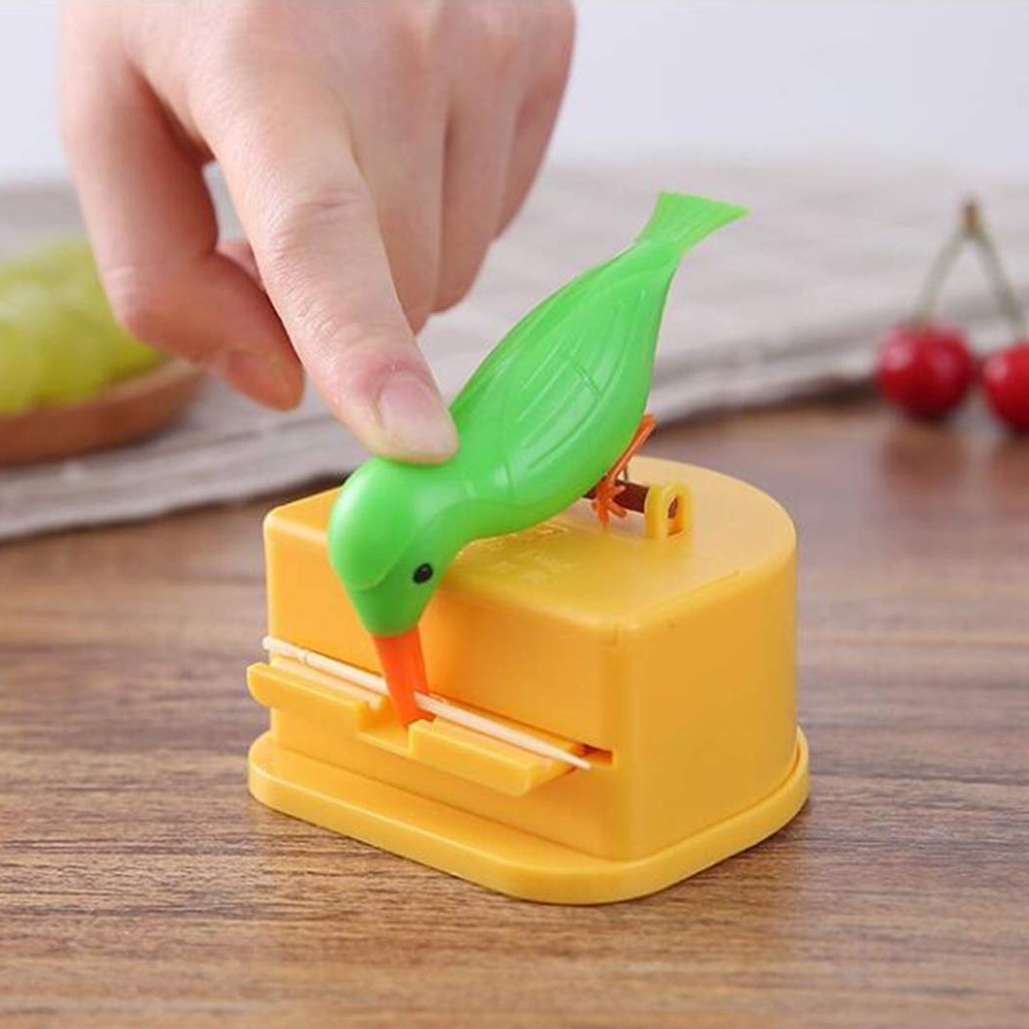 Automatic Bird Toothpick Dispenser