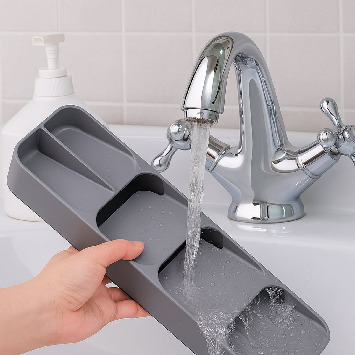1 Pc Cutlery Tray Box Used For Storing