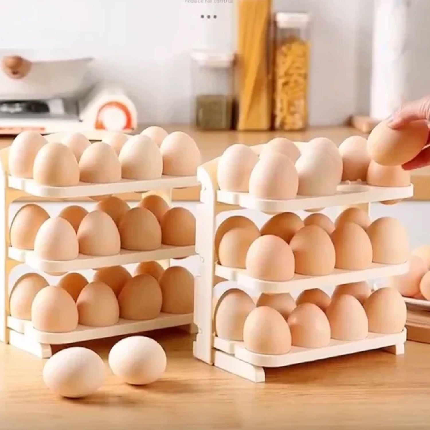 Plastic Foldable Egg Tray