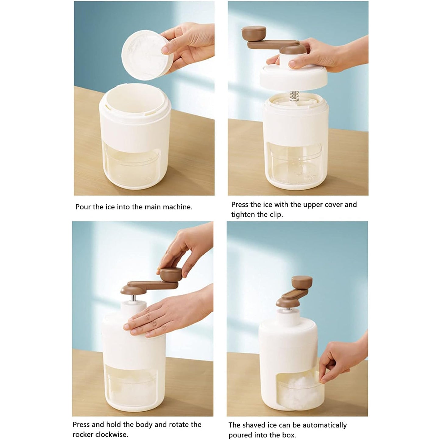 Manual Ice Crusher Shaver